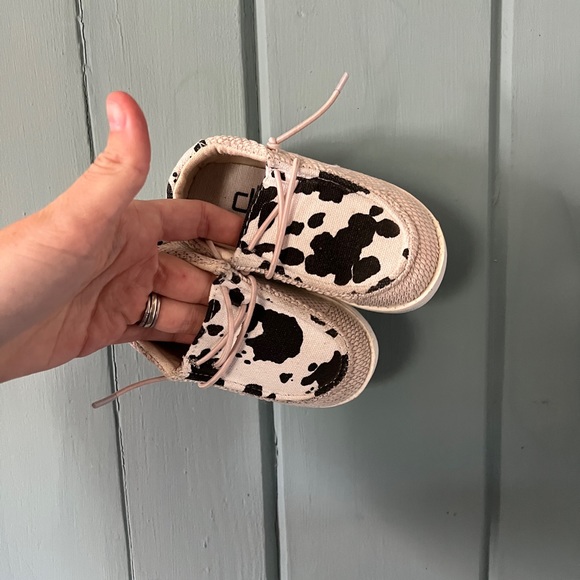Hey Dude Shoes Toddler Cow Print Hey Dude Shoes Poshmark